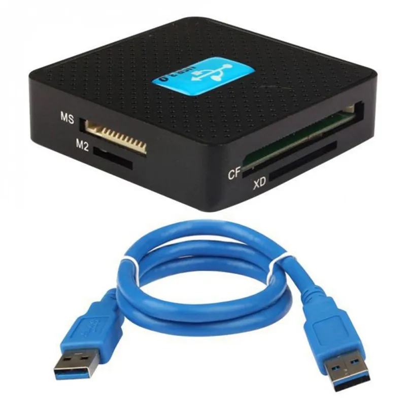 Все-в-1 USB 3,0 Compact Flash Multi Card Reader CF адаптер Micro SD MS SD для Win 10 8 7 MacOS6 устройство для чтения карт памяти