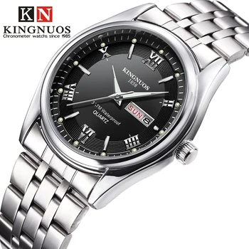 

Men's Quartz Watch Business Male Relogio Masculino Luxury Brand Stainless Steel Analog Display Date Week Waterproof Wristwatches