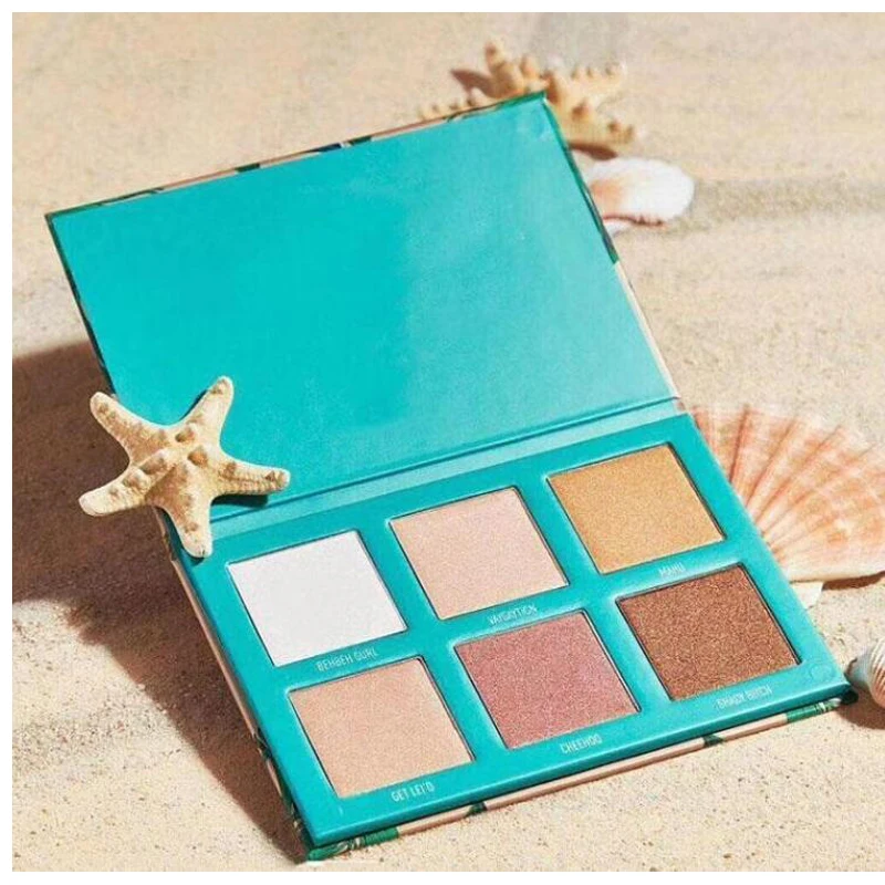 

Eye Makeup Babe In Paradise 6 Colors Eyeshadow Palette Makeup Highlight bronzer glow contour Palette