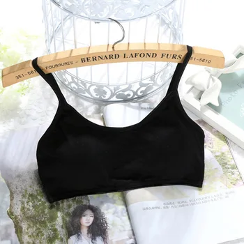 

ETOSELL Women Padded Cotton Bras Tube Top Girl Sling Wire Free Bras Top for Students