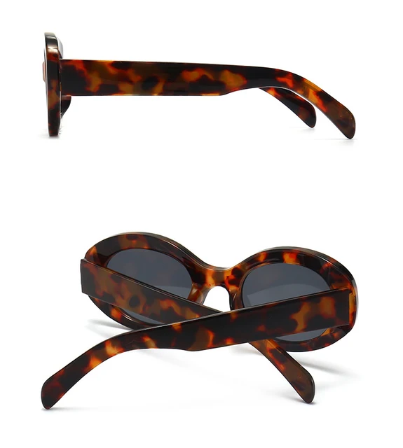 Lunette Celine Petites Lunettes De Soleil Ovales Ru00e9tro Pour