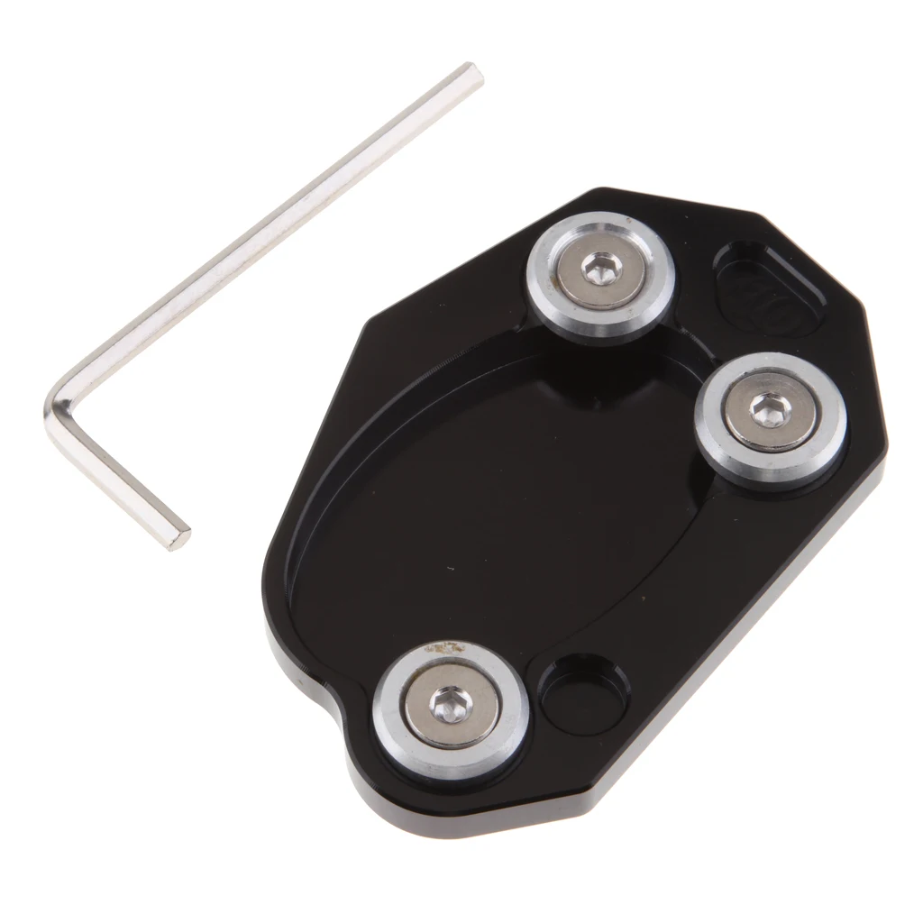 Motorcycle CNC Side Stand Kickstand Enlarge Plate Pad For Kawasaki Z1000