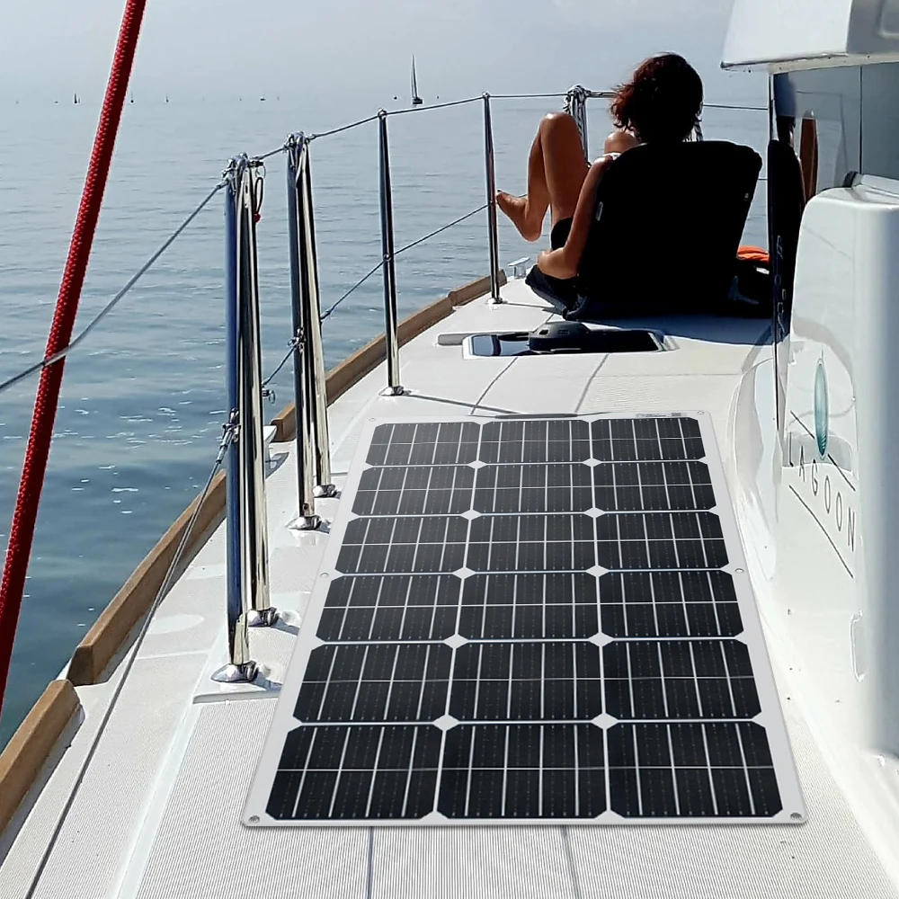 Casa para Bateria Caravana ao ar Painel Solar Placa 20a Carregador Controlador Fotovoltaico Kit Sistema Inversor 1000w Carro rv Barco Camper Livre pv 12v 240w - Image 6