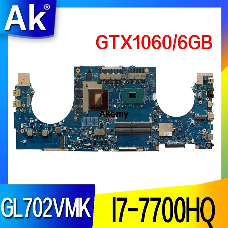  GL702VMK Motherboard For ASUS GL702VMK GL702VML GL702VM laptop Motherboard GL702VMK Mainboard I7-77