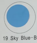 19.sky blue-B 1 лист 25 см x 100 см ПУ теплопередача Винил для термопресс машина теплопередача виниловая резка плоттерпленка - Цвет: 19.sky blue-B