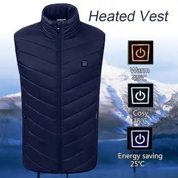 

Electric Vest Heated Heated Pad USB Winter 5-12v Down Cotton Hot Compress Physiotherapy Jacket Heated Heating Coat Thermal