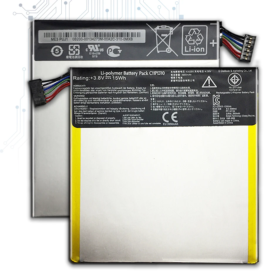 fonepad 7 me372cg k00e me372 c11p1310 3950mah