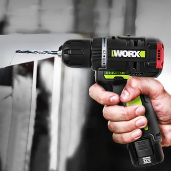 

WORX 12V Electric Screwdriver Cordless Drill Mini 30NM Max Torque Wireless Power Driver 2000mAh Lithium-Ion Battery 2-Speed
