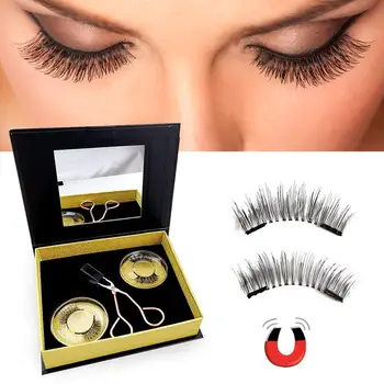 

Handmade NEW Style Magnetic Eyelash Curler With Quantum Soft Magnetic False Eyelashes Set Easy To Wear Magnetic Lashes Set
