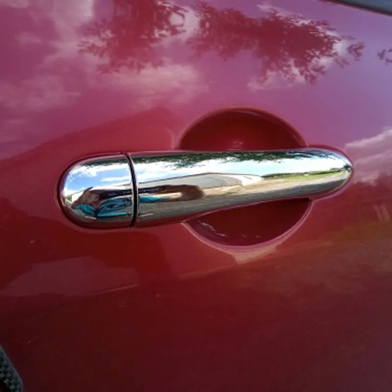 Для Renault Megane ii 2 MK2 2002 2003 2004 2005 2006 2007 2008 ABS хромированные дверные ручки крышки Накладка