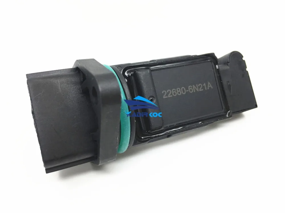 Упаковка из 1 новых автомобильных датчиков MAF 22680-6N210 22680-6N21A массового расхода воздуха для Nissan Almera Primera