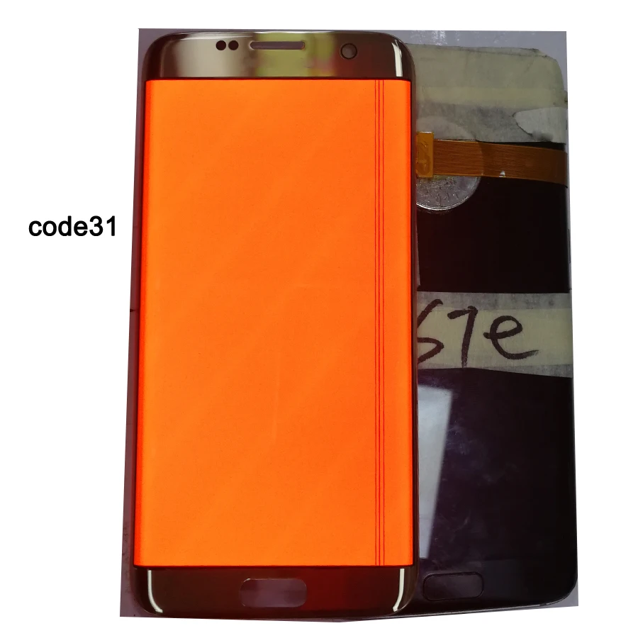 JpFix подходит для samsung S7edge ЖК-изогнутый экран один изогнутый экран с несколькими точками взрыва - Цвет: Black code.31