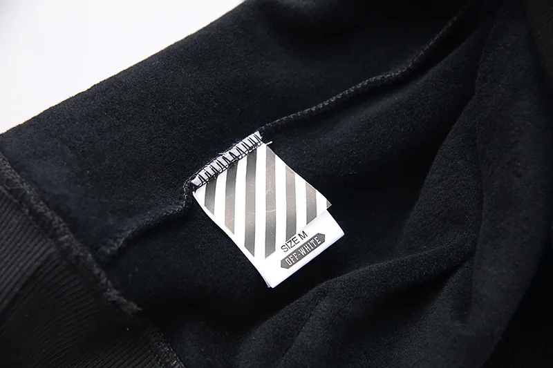19ss Off-White OW цветная стрела для мужчин и женщин унисекс для влюбленных Модная хлопковая Повседневная Толстовка с капюшоном свободная Куртка Пуловер
