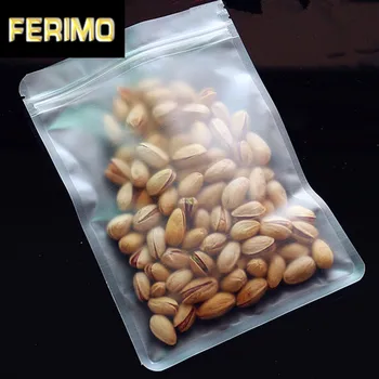 

10*15cm 700Pcs/ Lot Scrub Transparent Poly Valve Storage Pouch 3.93"x5.9" Snack Nut Candy Matte Clear PE Ziplock Package Bag