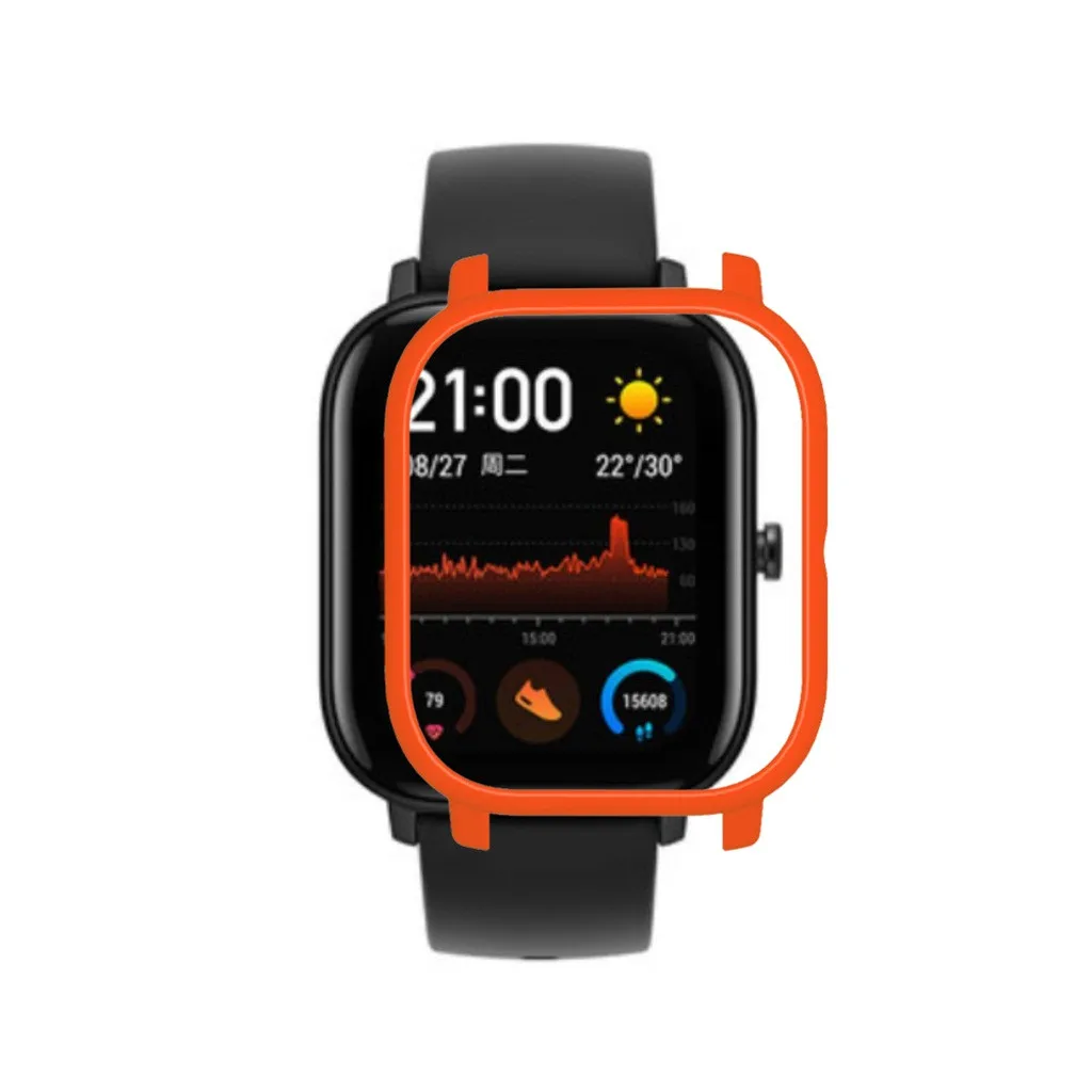 Замена PC чехол для часов оболочка Рамка протектор для Huami Amazfit GTS SmartWatch - Цвет: 4