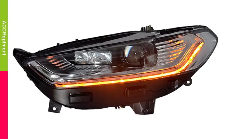 Авто. PRO головной светильник s для Ford Mondeo 2013- светодиодный светильник Q5 Биксеноновые линзы дальнего света H7 Фары HID комплект проектор светодиодный Blubs