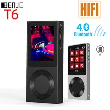 Benjie T6 Портативный HIFI MP3 плеер Bluetooth портативный мини MP3 плеер Поддержка TF карта звук без потерь Музыкальный плеер