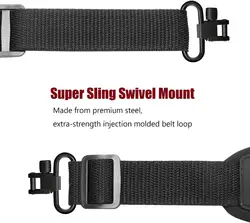 Qd sling adaptador de montagem giratória metal rápida destacável cinta arma sling montar anel rifle espingarda caça arma acessórios