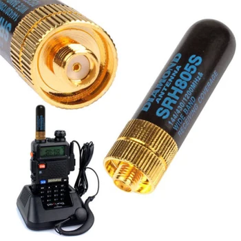 

Professional Female Mini UHF VHF Lightweight Effective Dual Band Stable Interphone Use Signal Boost Antenna Long Range Metal