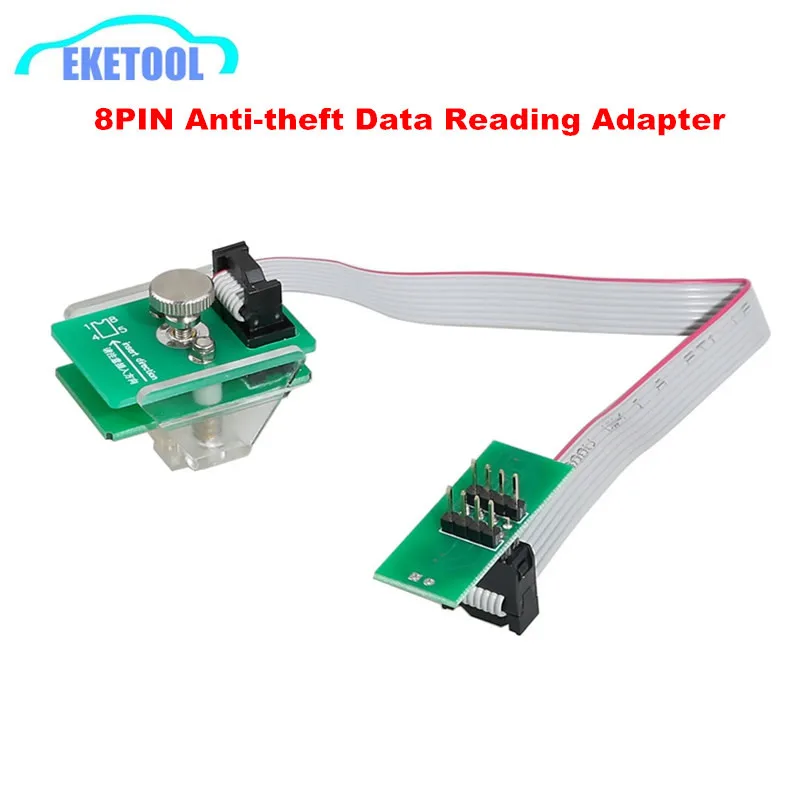 

8Pin Adapter Anti-theft Data Reading Adapter Work with VVDI Prog/CG Pro 9S12/Orange5/Iprog For BMW FEM-BDC 95128/95256 etc