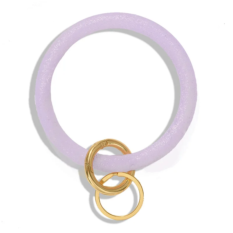 Силиконовый брелок для ключей Pubg Womentassel с помпоном, безопасный брелок для ключей, кольцо, холидер, ремешок на запястье - Цвет: 193