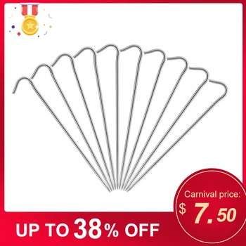 

Outdoor Stove Titanium Tent Pegs Titanium Tent Nails Holster Clip Outdoor Camping Tent Stakes Bend Hook Titanium Camping