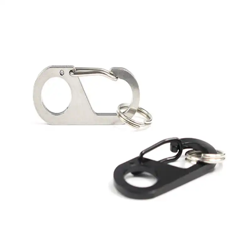 8 Word Buckle Locking Carabiner Anti-lost Keychain Outdoor Camping Equipment 8 Word Buckle Locking Carabiner Anti-lost Keychain Outdoor Camping Equipment