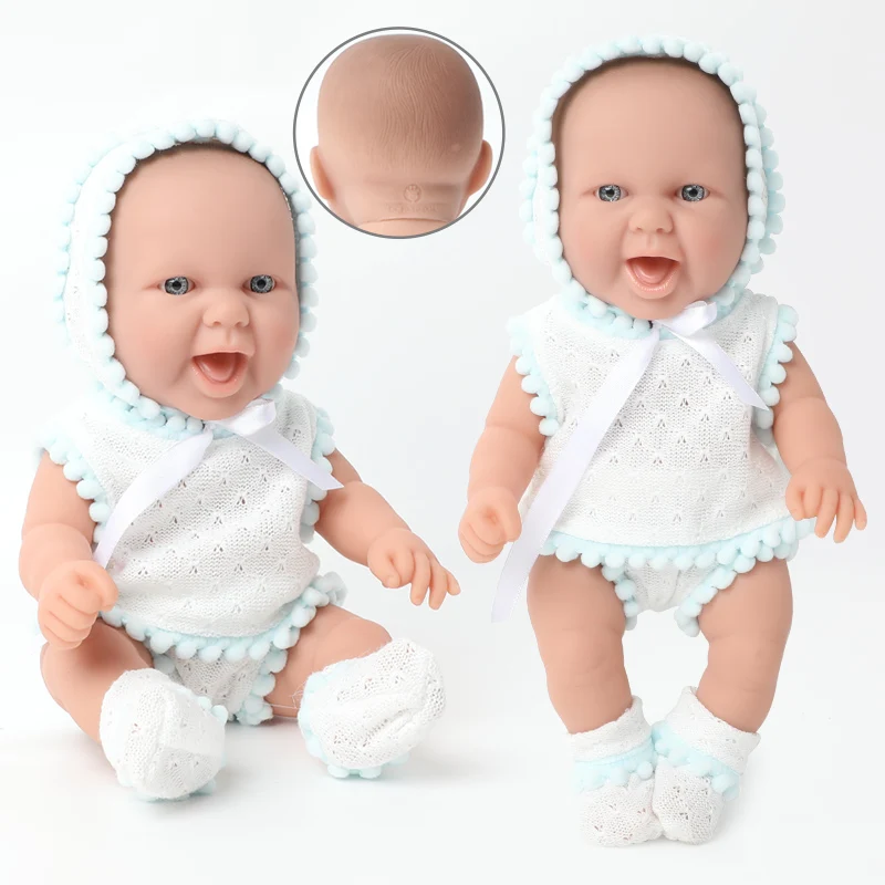 25 см Реалистичная кукла Reborn Мягкая Силиконовая Водонепроницаемая для всего тела
