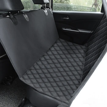 

Pet car seat cover car rear row dog waterproof anti-dirty cushion car with cotton padded pet supplies