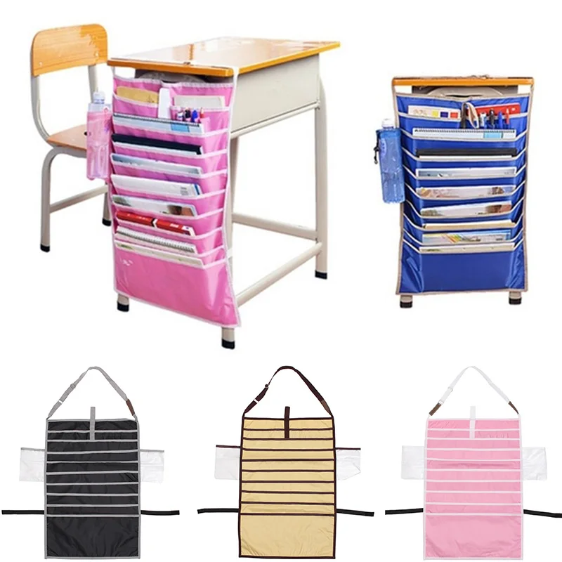 

Desk Storage Bag Stationery Bag Hanging Storage Bag 9 Level Oxford Organizer Rack Newspaper Multifunction Magazine Students