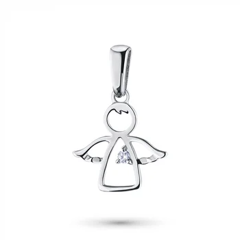 

Pendant made of white gold with diamond e0901pd03171700