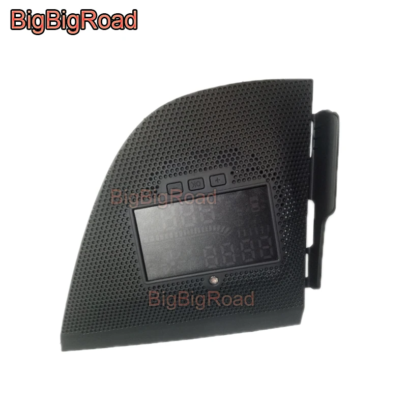 

BigBigRoad Автомобильный дисплей с автозапуском HUD HD проектор экран сверхскоростной сигнал тревоги Детектор для Cadillac CT6 2016 2017 2018 2019
