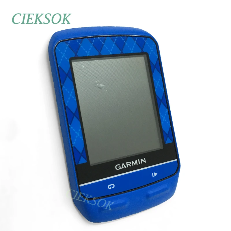 Синий цвет для Garmin EDGE 510 велосипедный gps метр Часы Титан мульти-спортивный Ремонт ЖК-экран с сенсорным экраном и рамкой