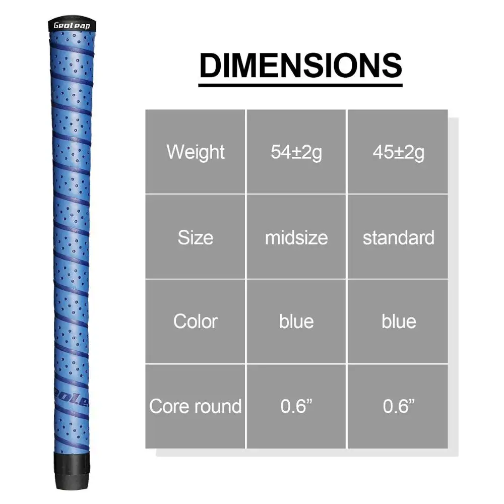 Geoelap wrap Golf Grips 13pcs/lot standard/midsize golf club grips iron and wood grips 4 colors to choose Free shipping 5