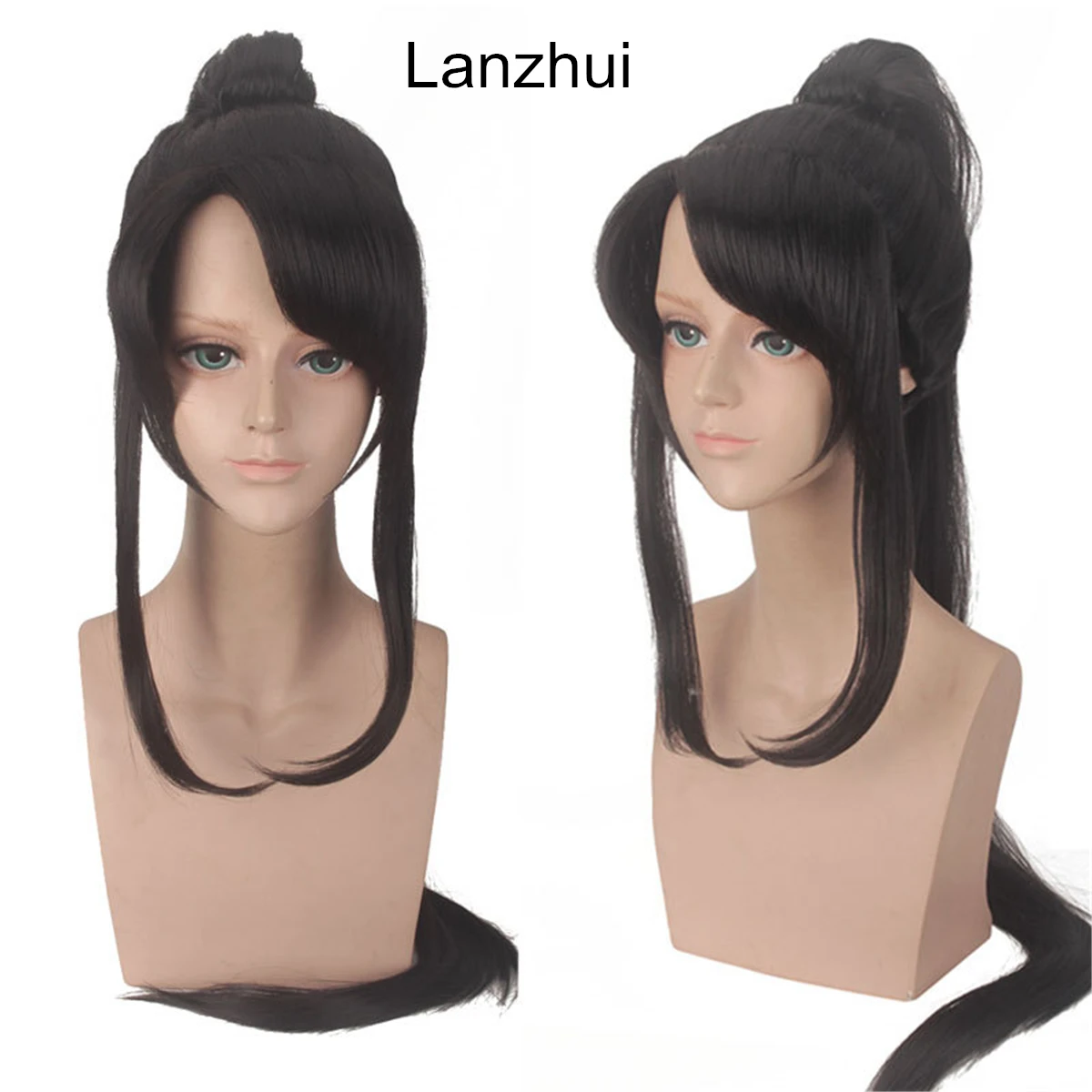 Wei Wuxian Jiangcheng Lan Wangji Wig Cosplay Mo Xuanyu Mo Dao Zu Shi Anime Grandmaster of Demonic Cultivation Cosplay Halloween