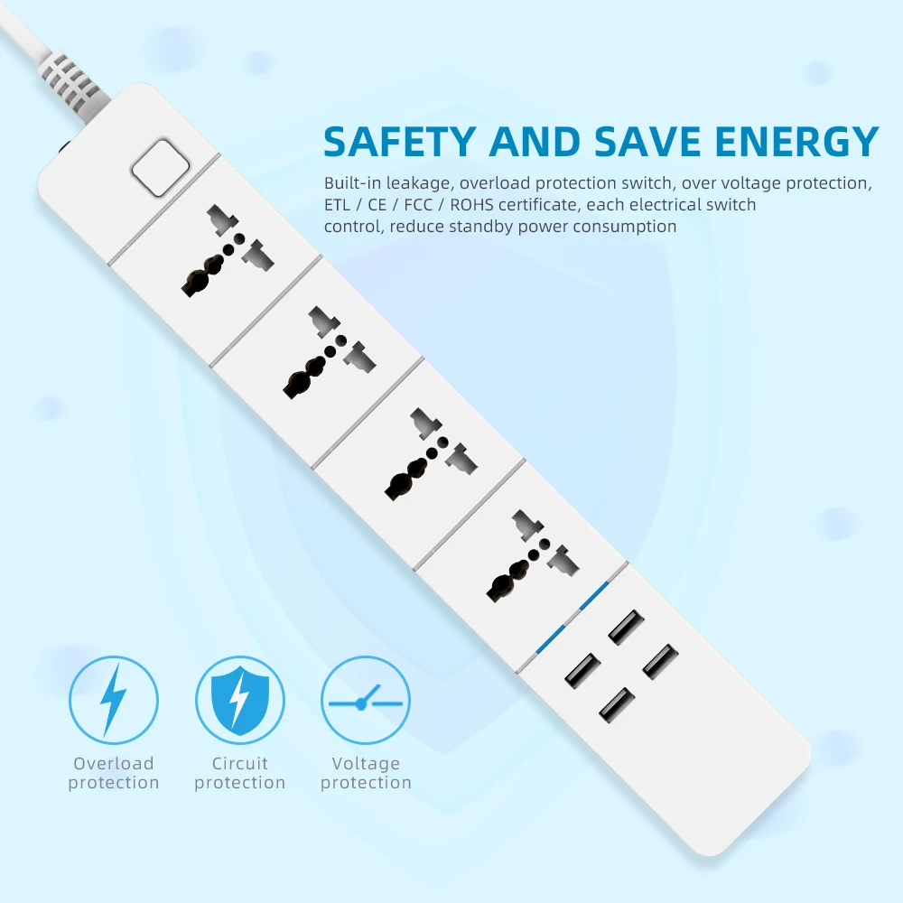   Ʈ Ƽ, ˷ Ȩ Ƽ ÷, 4 ũ 6AC , 4 USB  , , EU, US, AU, ǰ