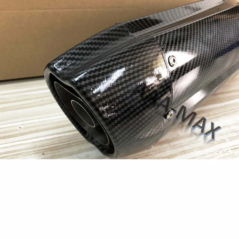 Для Akrapovic выхлопной мотоцикл MIVV копия углеродного глушителя Escape Moto труба для suzuki ltz 400 gs 500 piaggio zip ATV GY6 скутер