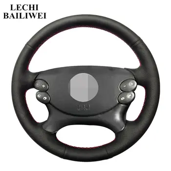 

DIY Hand-stitched Artificial leather Car Steering Wheel Cover for Mercedes Benz CLS-Class CLS350 E-Class W211 E350 E280 E230