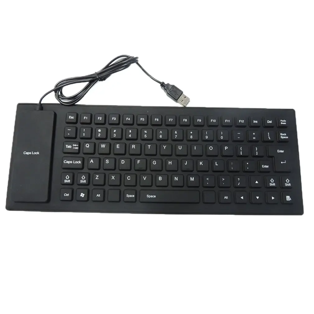 

High Quality Environmentally Friendly Silicone 85 Key Silicone Soft Keyboard Usb Foldable Portable Wired Keyboard