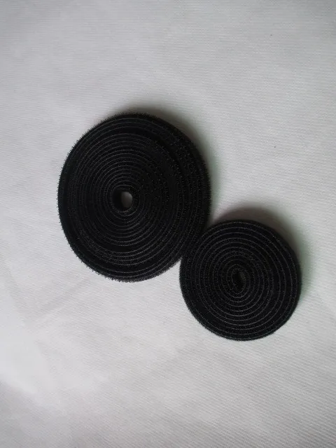 25M*1cm Nylon Cable Ties Straps Roll Wraps Hook Loop Fastener For Laptop Computer TV Wire Cord Management Organizer magic tape