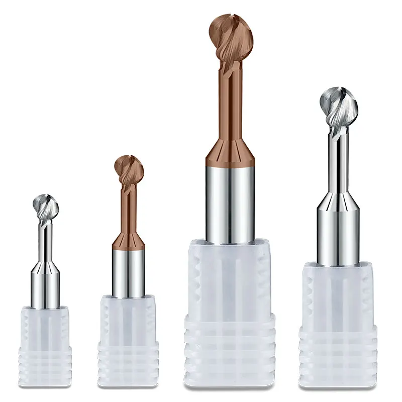 Ball T Shape Milling Cutter Solid Carbide 3D End Mill R2 R3 R4 R5 R6