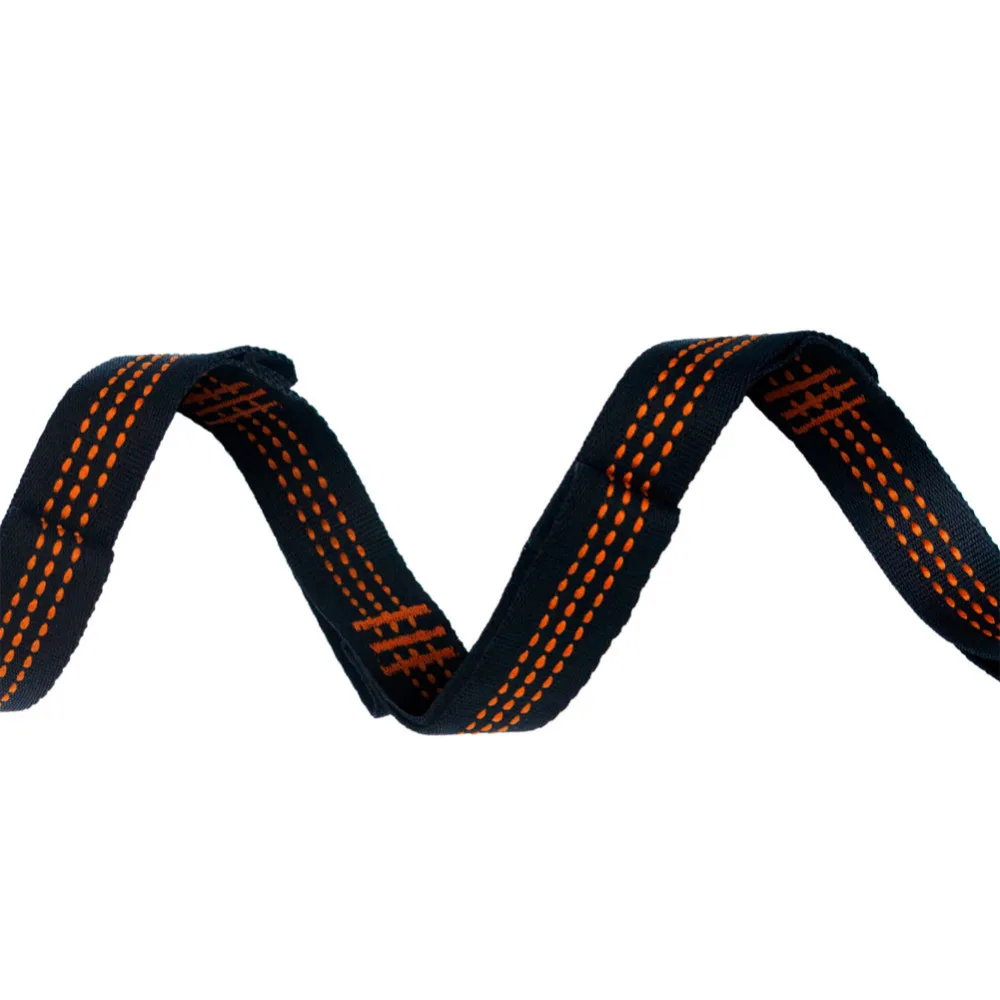 New 2 Pcs/Set Hammock Straps Special Reinforced Polyester Straps 5 Ring High Load-Bearing Barbed Black Outdoor Hammock straps