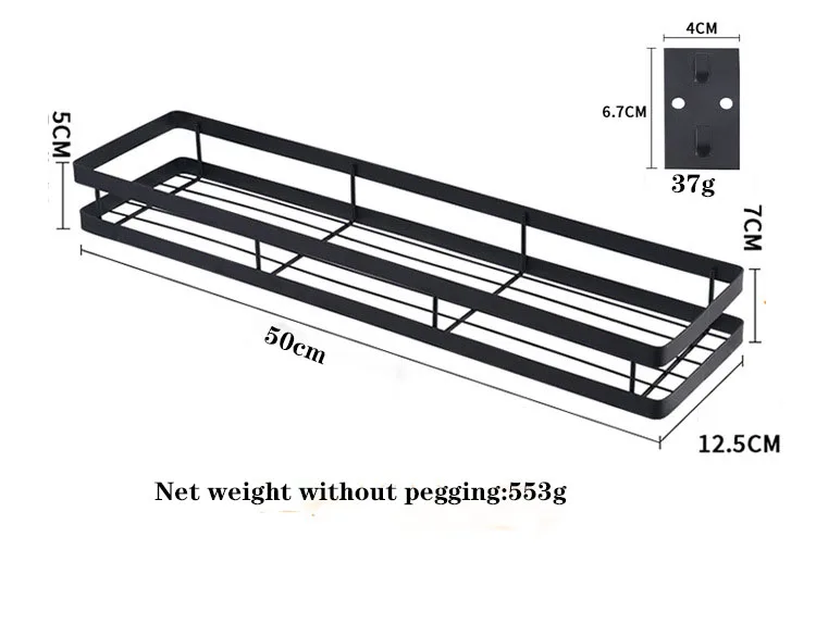 304 кухонная полка из нержавеющей стали, настенный, без перфорации, настенный стеллаж для хранения приправ