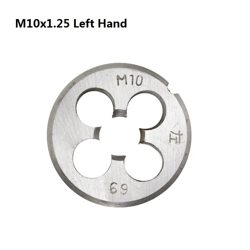 M10x1.25 XCAN 1 шт. Метрическая левосторонняя машина, резьба для металлообработки, Резьбовая машина M3 M6 M8 M10 M12 M14 M16 M18 M20 - Цвет: M10x1.25