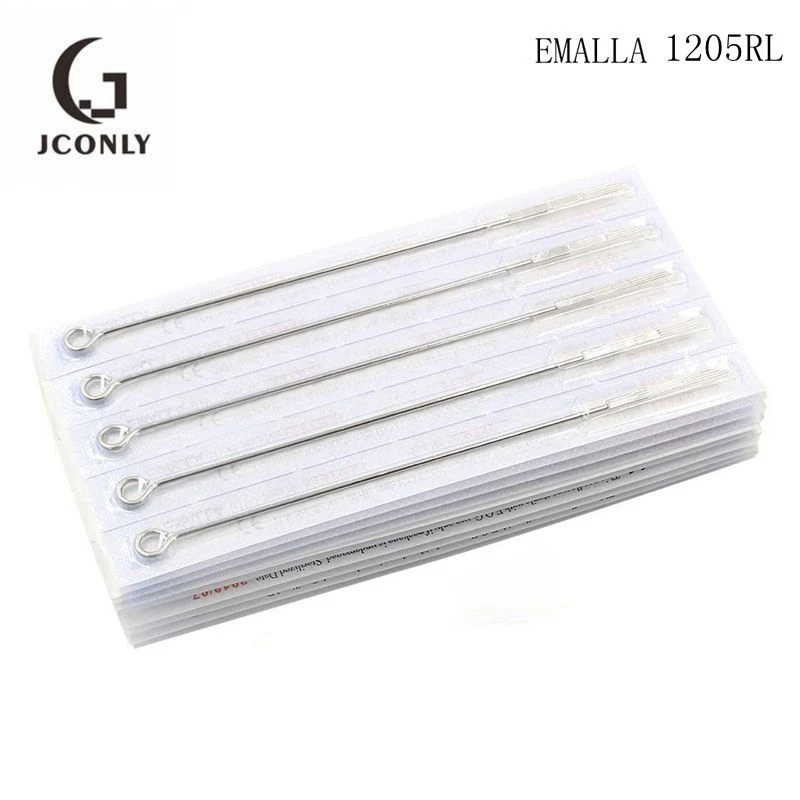 Emalla Tattoo Needles 50pcs 15rl Premium Round Liner Microblading Sterilized Stainless Steel For Tattoo Needle Supplies Tattoo Needles Aliexpress