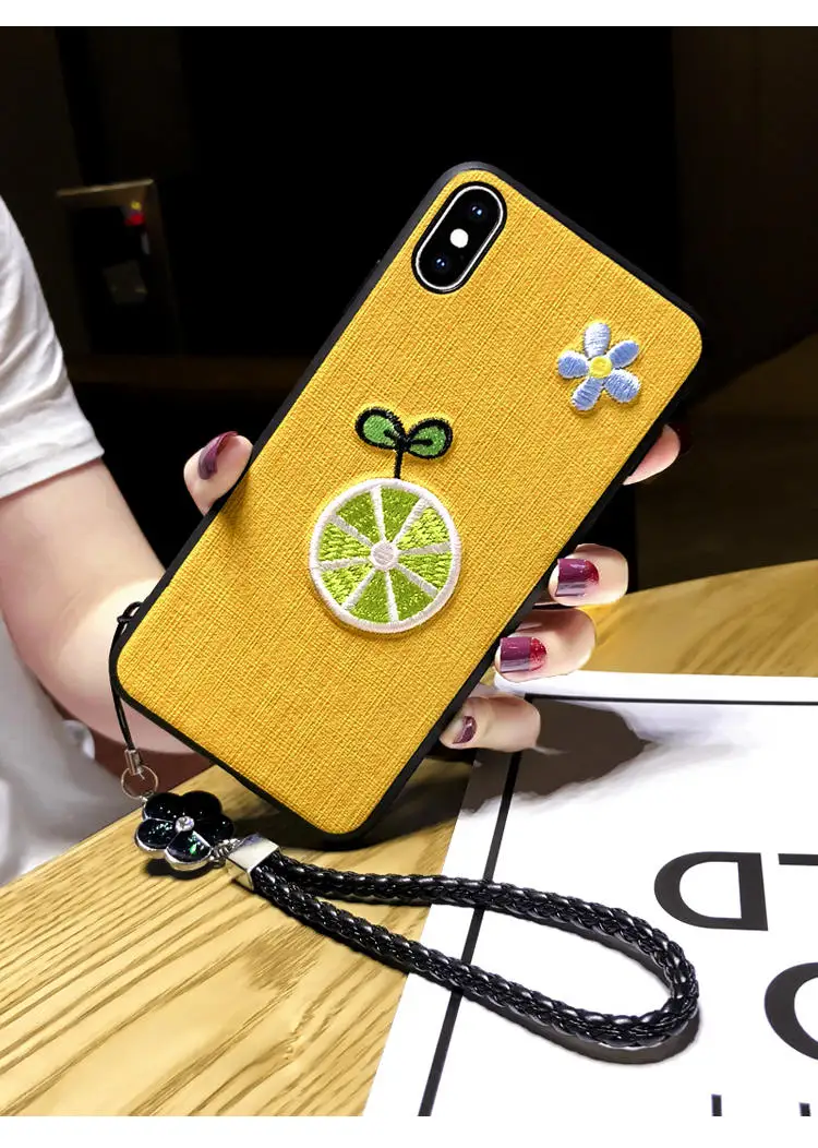 Вышитый Вязаный чехол для телефона huawei P30 PRO, P20 PRO, MATE 20 PRO бутылка для лимона чехол милый чехол для девочек желтый мягкий