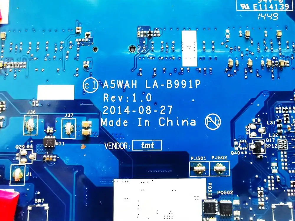 Original for ACER V3-572G E5-571G laptop motherboard E5-571 I7-5500U GF840M 4GB A5WAH LA-B991P test