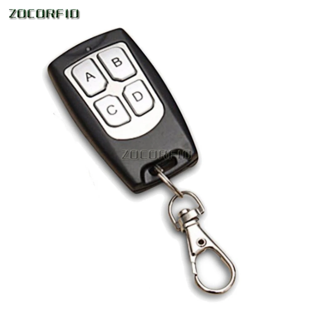 ABCD Wireless RF Remote Control433 MHz Electric Gate Garage Door Remote  Control Key Fob Controller - AliExpress