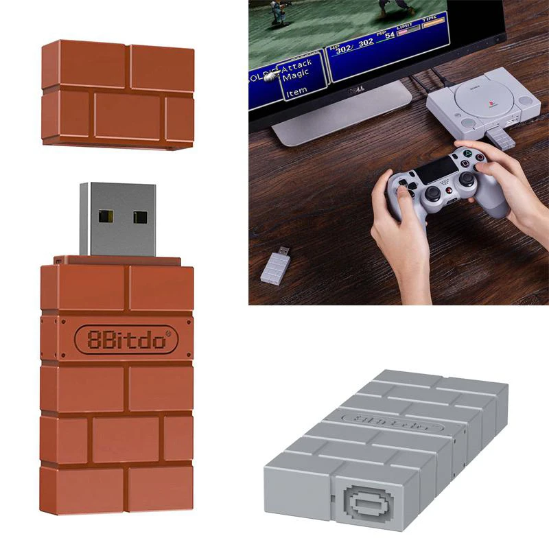 8Bitdo USB беспроводной Bluetooth адаптер приемник для Windows Mac Nintendo Switch PS4/PS3/Xbox one