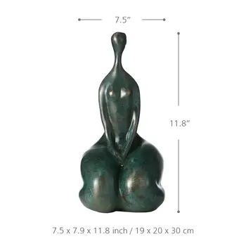 

New Tomfeel Kneel Fiberglass Sculpture Home Decoration Original Design Artwork For Home Office